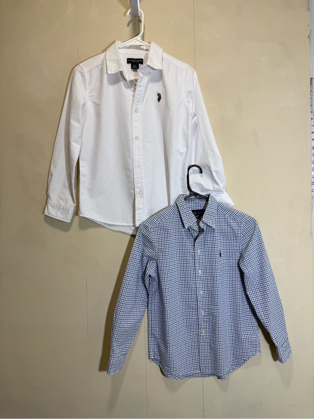 Polo Ralph Lauren / US Polo Assn Button Down Dress Shirts Boys Sz 10/12